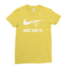 just cut it Ladies Fitted T-Shirt