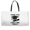 Thank You Ctrl+C And Ctrl+V Weekender Totes
