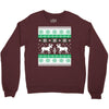 reindeer christmas ugly sweater Crewneck Sweatshirt