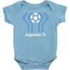 argentina 78 world cup 1978 retro football Baby Onesie