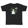 windy snowman Toddler T-shirt