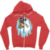 frozen banana Zipper Hoodie