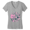 pop heart Women's V-Neck T-Shirt