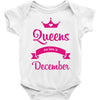 queens are born in december Baby Onesie