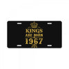 kings are born in 1967 License Plate