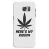 Support Melanoma Cancer Awareness With A Black Cannabis Leaf Samsung Galaxy S7