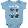pug life Baby Bodysuit