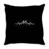 bike pulse Throw Pillow
