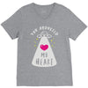 you abducted my heart V-Neck Tee