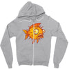 pufferfish Zipper Hoodie