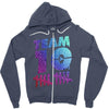 Team 10 Nigt Bubles New Design Zipper Hoodie