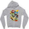 lion collector vectorized Zipper Hoodie