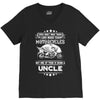 Motorcycles Uncle V-Neck Tee