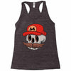 mario skull Racerback Tank