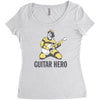 guitar hero Women's Triblend Scoop T-shirt