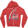 bends over Zipper Hoodie