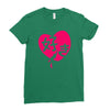 kawaii suki cute heart tee japanese kanji Ladies Fitted T-Shirt