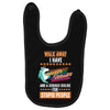 walk away i have anger issues and a serious dislike for stupid people Baby Bibs