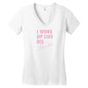 I Woke Up Like Dis: Flawless Women's V-Neck T-Shirt