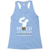 proud Autism dad Racerback Tank