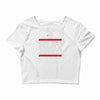 run away rabbit Crop Top
