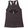 angel wing believe breast cancer Racerback Tank