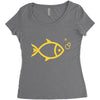 gold fish Women's Triblend Scoop T-shirt