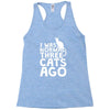 i was normal three cats ago lol funny cat Racerback Tank