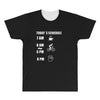 today's beer schedule cycling 6am All Over Men's T-shirt