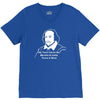 shakespeare beard quote much ado about nothing V-Neck Tee