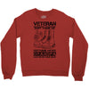 Veteran Don't Thank Me Thank My Grandpa Who Never Came Back Crewneck Sweatshirt