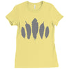 bird feathers nature Ladies Fitted T-Shirt