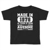 made in 1978 40 years of being awesome Toddler T-shirt