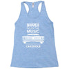 driver picks the music passenger shuts his cakehole Racerback Tank