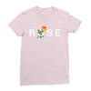 Rose Ladies Fitted T-Shirt
