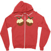christmas pudding Zipper Hoodie