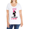 she's beauty she's grage she's punch you in the face Ladies Curvy T-Shirt