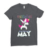 UNICORN ARE BORN IN MAY Ladies Fitted T-Shirt