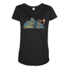jurassic story Maternity Scoop Neck T-shirt