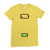 Mommy Dead Battery Ladies Fitted T-Shirt