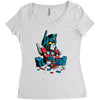 autoblocks Women's Triblend Scoop T-shirt