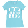 life behind bars cycling Ladies Fitted T-Shirt