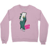 modern zombie Crewneck Sweatshirt