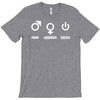 man woman geek T-Shirt