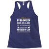 im a proud son in law Racerback Tank