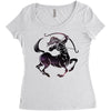 sagittarius zodiac galaxy Women's Triblend Scoop T-shirt