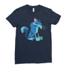 animal funny best Ladies Fitted T-Shirt
