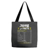 June Girl Facts Gemini Tote Bags