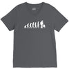 evolution  j&auml;ger jagen jagd jaeger flinte apportieren wald schie&szlig;en V-Neck Tee