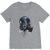 gas mask V-Neck Tee